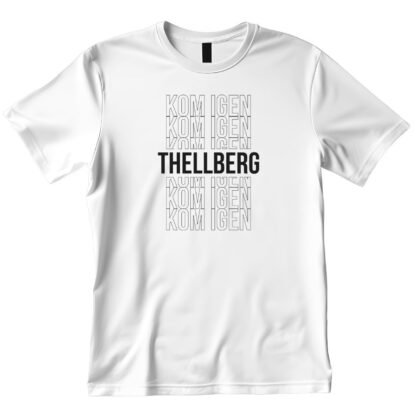 Vit T-Shirt med Skåån citat